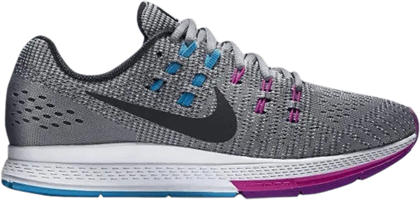  Nike Wmns Air Zoom Structure 19 &#039;Cool Grey Fuchsia Flash&#039;