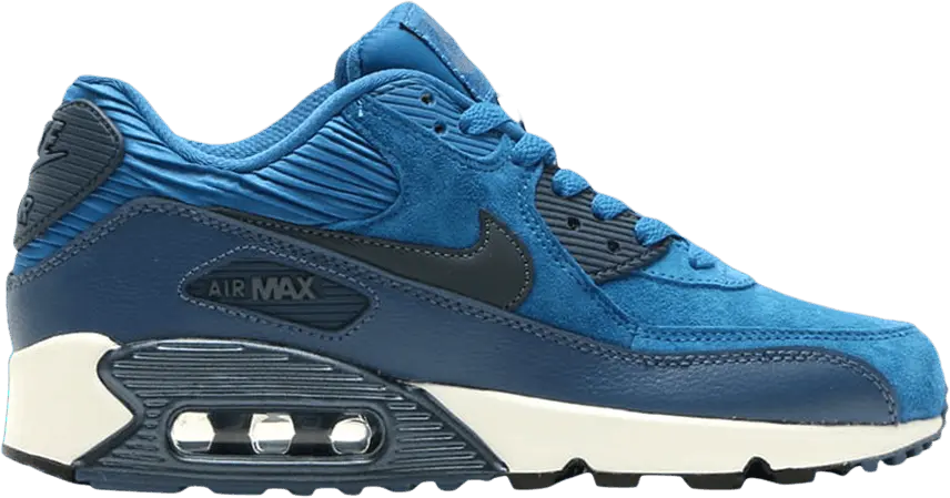  Nike Wmns Air Max 90 Leather &#039;Brigade Blue&#039;