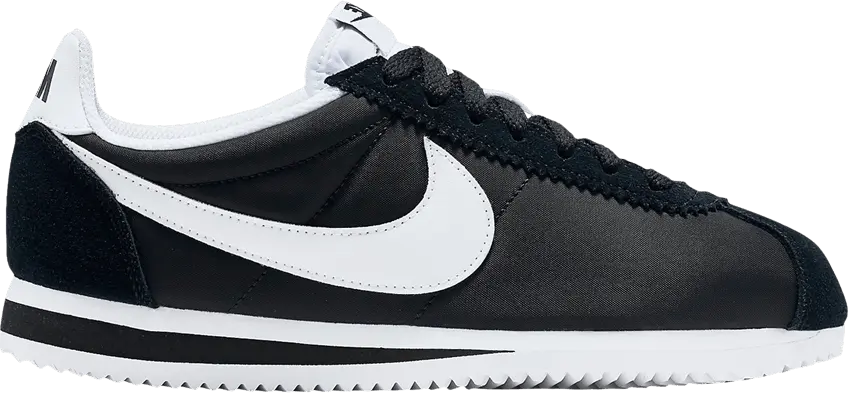  Nike Wmns Classic Cortez Nylon &#039;Black White&#039;