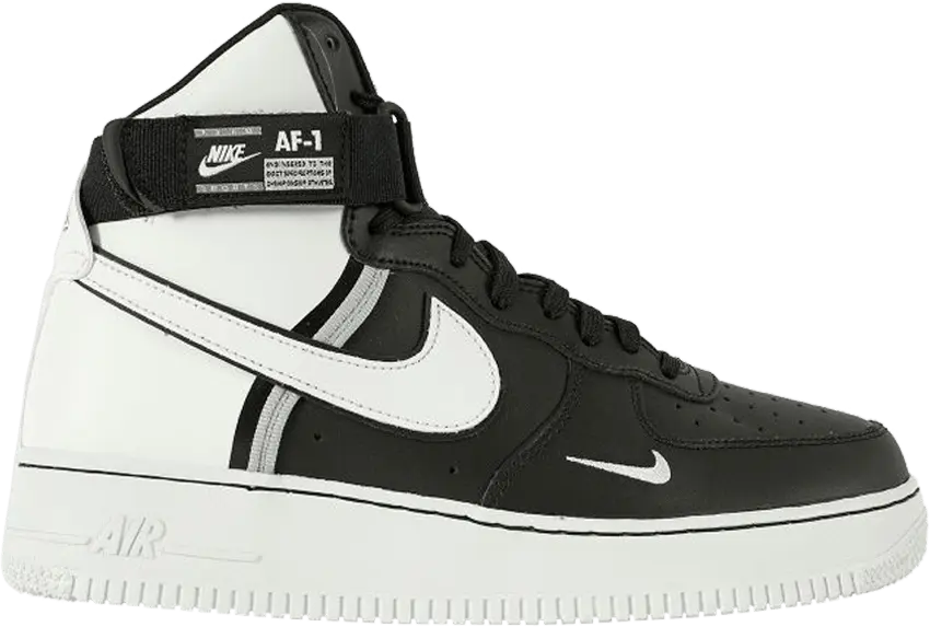  Nike Air Force 1 &#039;07 High LV8 &#039;Black White Wolf Grey&#039;