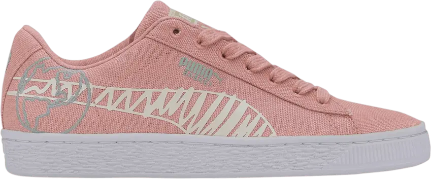  Puma Basket Canvas Winter Jr &#039;Time 4 Change - Bridal Rose&#039;