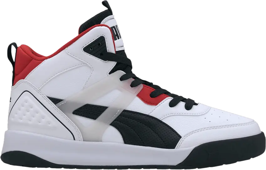 Puma Backcourt Mid &#039;White Black Red&#039;