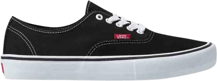  Vans Authentic Pro Black White