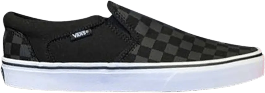  Vans Asher &#039;Black Checkerboard&#039;