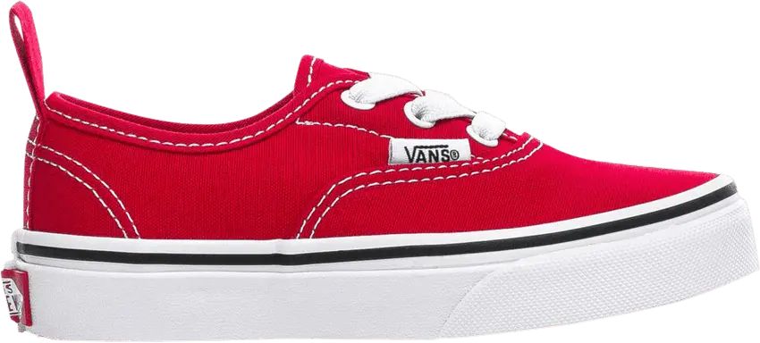  Vans Authentic Elastic Lace Kids &#039;Racing Red&#039;