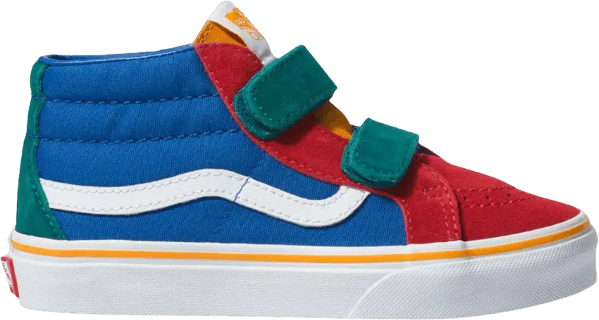  Vans Sk8-Mid Reissue V Kids &#039;Primary Block&#039;