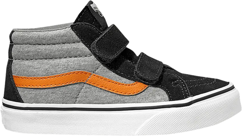  Vans Sk8-Mid Reissue V Kids &#039;Jersey - Grey Black&#039;