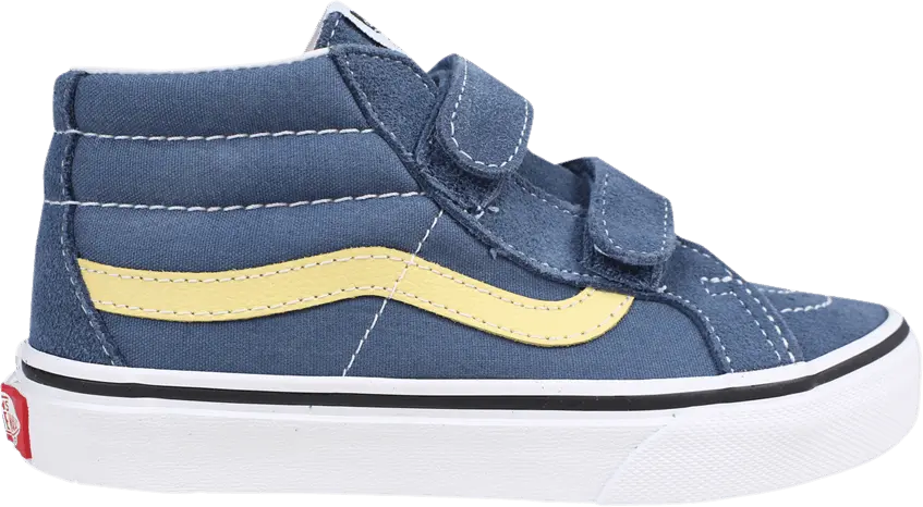  Vans Sk8-Mid Reissue V Kids &#039;Vintage Indigo Pineapple Slice&#039;