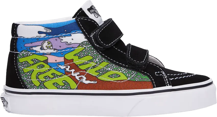  Vans Parks Project x Sk8-Mid Reissue V Kids &#039;Wild And Free&#039;