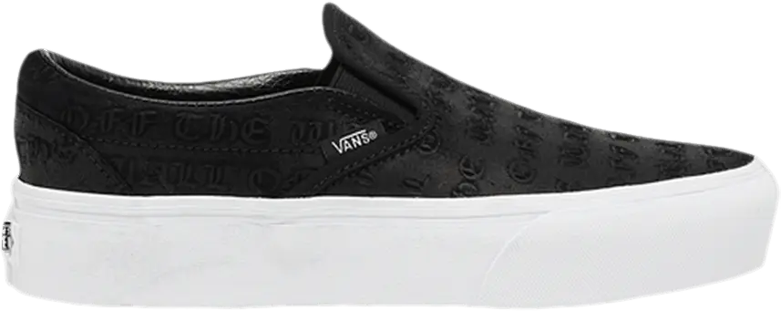  Vans Classic Slip-On Platform &#039;Deboss OTW&#039;