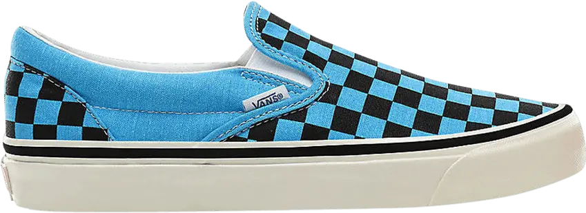  Vans Classic Slip-On 98 DX &#039;Anaheim Factory - Blue Neon Checkerboard&#039;