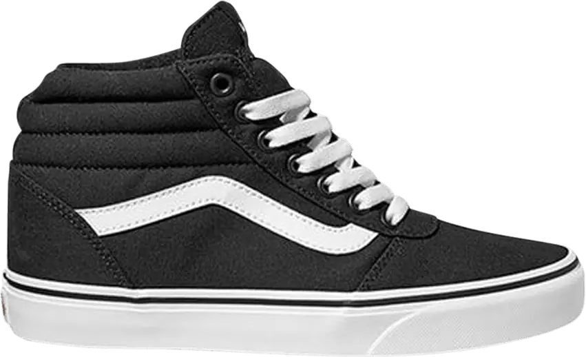  Vans Wmns Ward Hi &#039;Black White&#039;