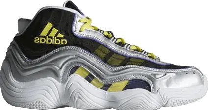  Adidas adidas Crazy 2 Basketball Shoes Silver Metallic/Light Yellow/Night Flash