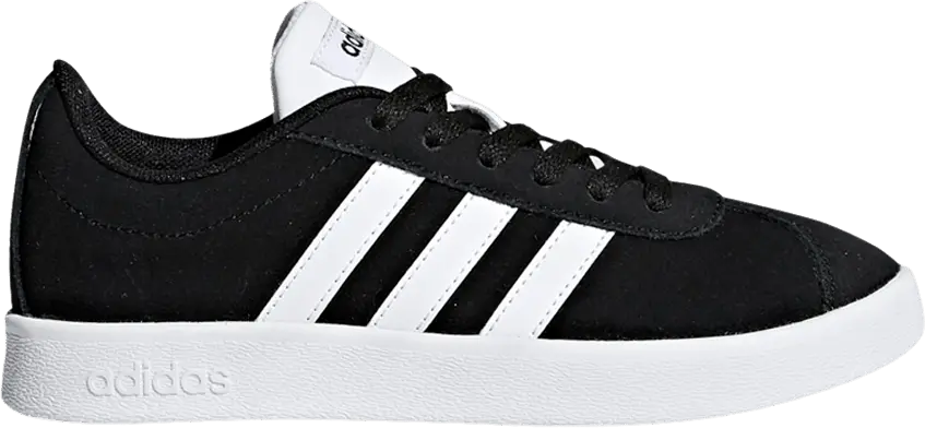  Adidas VL Court 2.0 J &#039;Black White&#039;