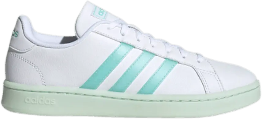  Adidas Wmns Grand Court &#039;White Bahia Mint&#039;