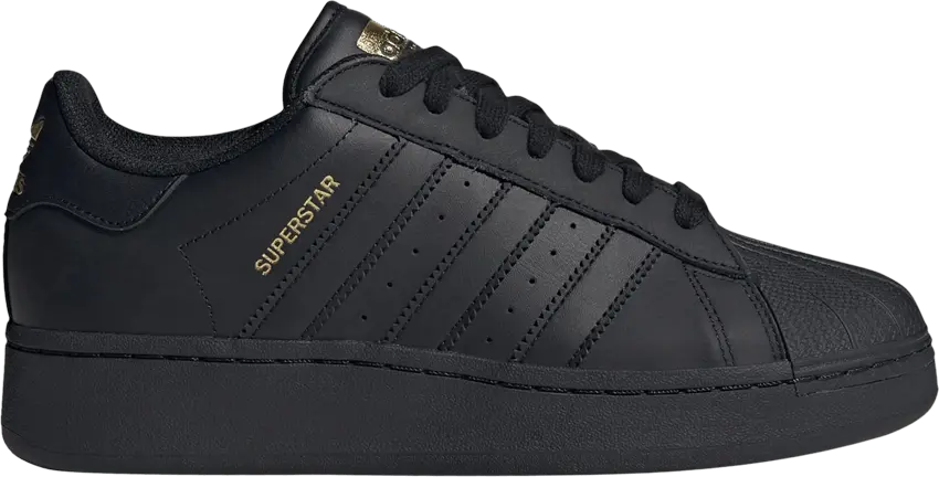  Adidas Superstar XLG &#039;Black Gold Metallic&#039;