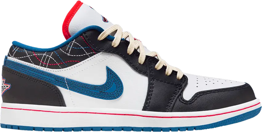  Air Jordan 1 Low SE &#039;Industrial Blue Sashiko&#039;