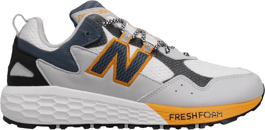 New Balance Fresh Foam Crag Wide &#039;White Grey Yellow&#039;