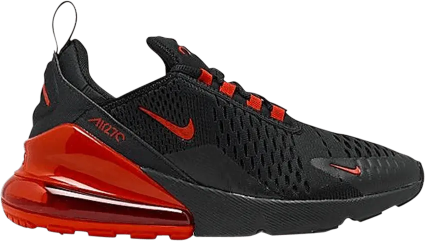  Nike Air Max 270 GS &#039;Black Chile Red&#039;