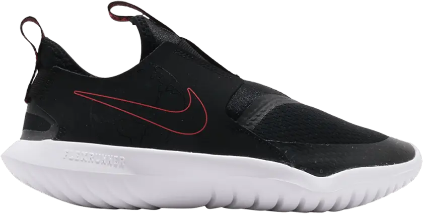  Nike Flex Runner SE GS &#039;Black Bright Crimson&#039;