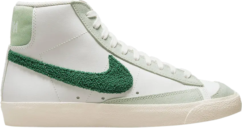  Nike Blazer Mid 77 Vintage Chenille Swoosh Gorge Green (Women&#039;s)