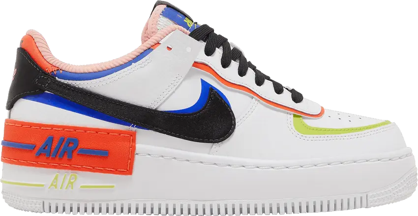  Nike Wmns Air Force 1 Shadow &#039;White Multi&#039;