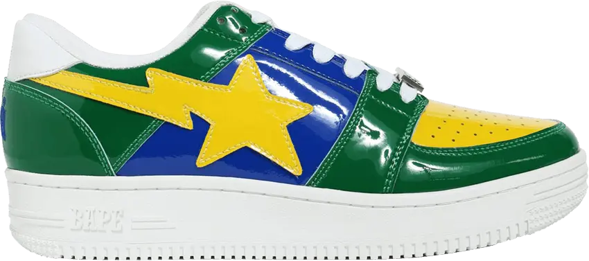  A Bathing Ape Bape Sta Low Tri-Color Green (2018)