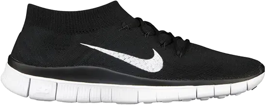 Nike Free Flyknit+ &#039;Black White&#039;