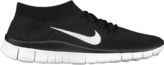  Nike Free Flyknit+ &#039;Black White&#039;