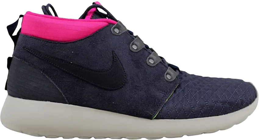  Nike Roshe Run Sneakerboot Gridiron/Dark Obsidian-Pinkfl-Volt