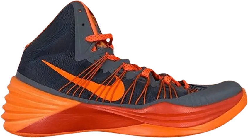  Nike Hyperdunk 2013 &#039;Cool Grey Vibrant Orange&#039;