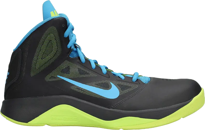  Nike Dual Fusion BB 2 &#039;Anthracite Vivid Blue&#039;
