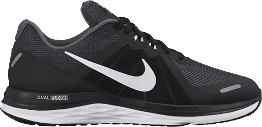Nike Dual Fusion X 2 4E Wide &#039;Black White&#039;