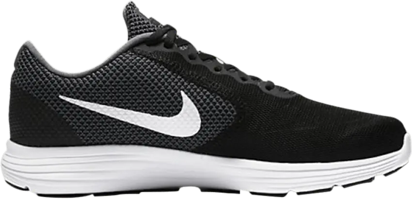 Nike Revolution 3 Wide &#039;Black White&#039;