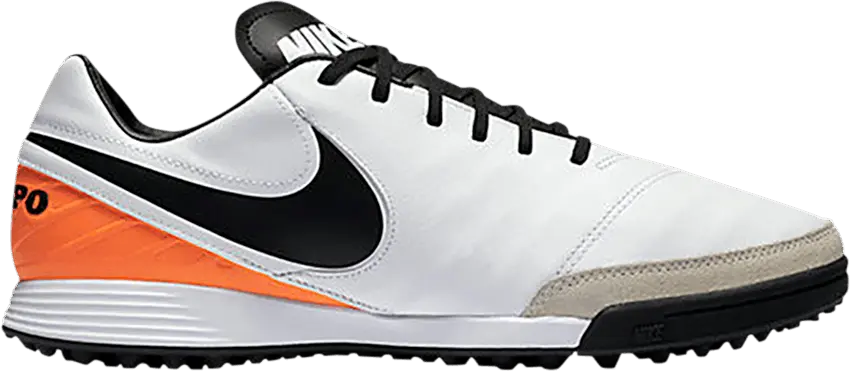  Nike Tiempo Mystic 5 TF &#039;White Total Orange&#039;