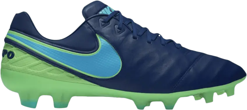  Nike Tiempo Legend 6 FG &#039;Coastal Blue Rage Green&#039;