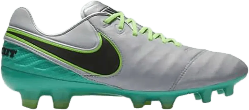  Nike Tiempo Legend 6 FG &#039;Wolf Grey Clear Jade&#039;