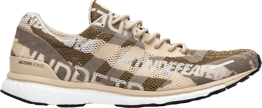  Adidas adidas adiZero adios 3 Undefeated Camo Brown