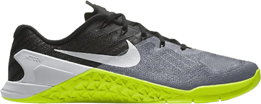  Nike Metcon 3 &#039;Black Dark Grey Volt&#039;