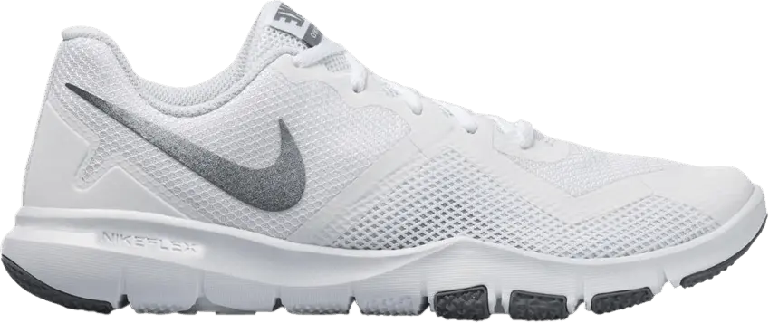  Nike Flex Control 2 &#039;White Metallic Cool Grey&#039;