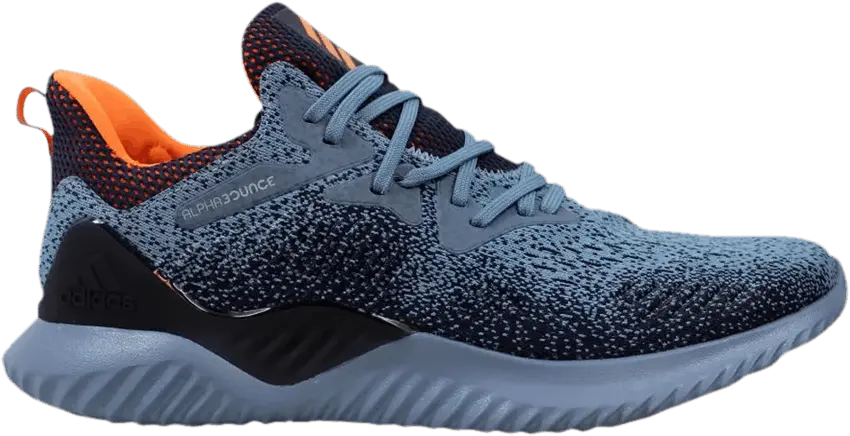  Adidas adidas Alphabounce Beyond Raw Grey Hi Res Orange