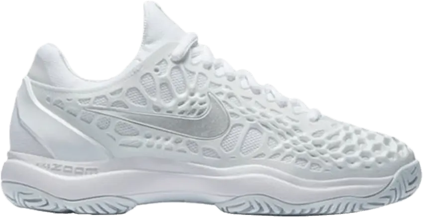  Nike Wmns Air Zoom Cage 3 HC &#039;White Silver&#039;