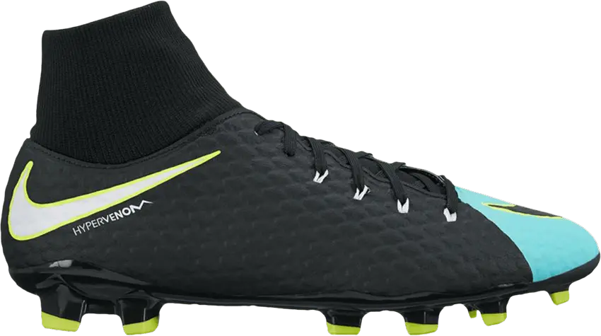  Nike Wmns Hypervenom Phelon 3 DF FG &#039;Light Aqua Volt&#039;