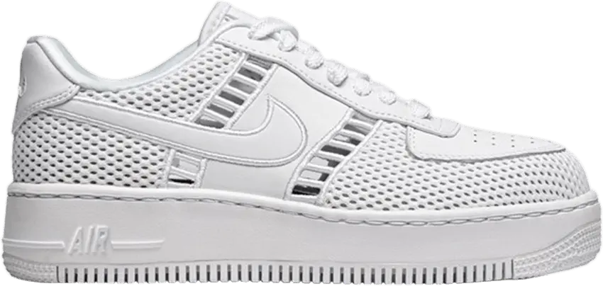  Nike Wmns Air Force 1 Upstep &#039;White Vast Grey&#039;