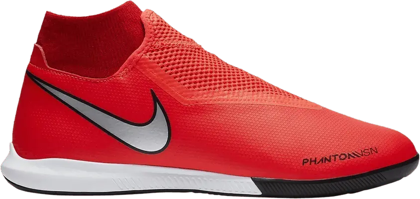  Nike Phantom Vision Academy DF IC &#039;Bright Crimson Silver&#039;