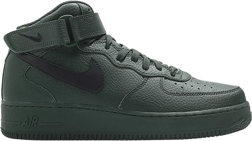  Nike Air Force 1 Mid Grove Green Black