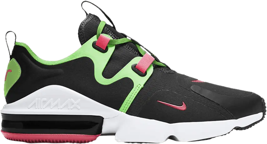 Nike Air Max Infinity &#039;Black Green Strike Crimson&#039;