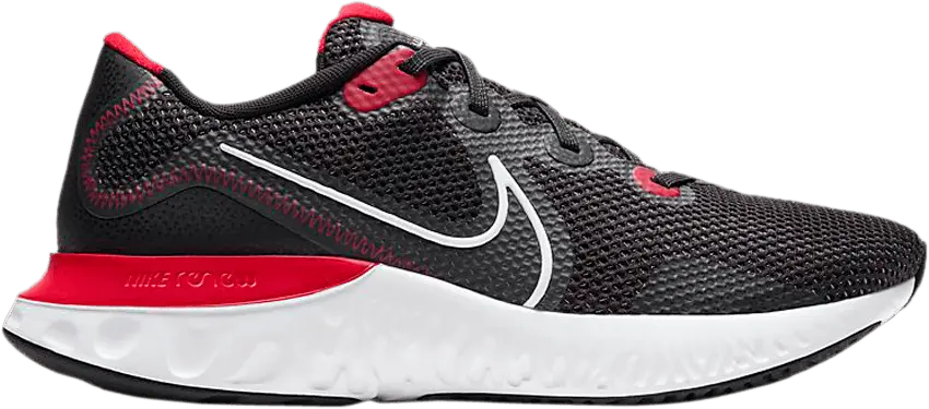  Nike Renew Run 4E Wide &#039;Black University Red&#039;