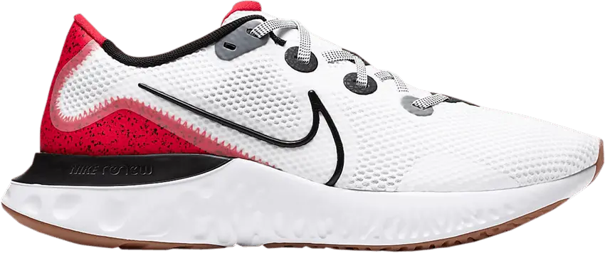  Nike Renew Run &#039;White University Red&#039;