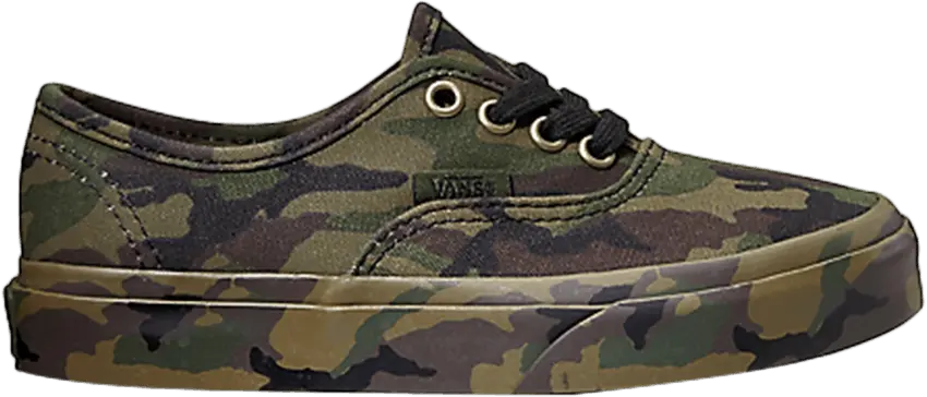  Vans Authentic Kids &#039;Mono Print Camo&#039;